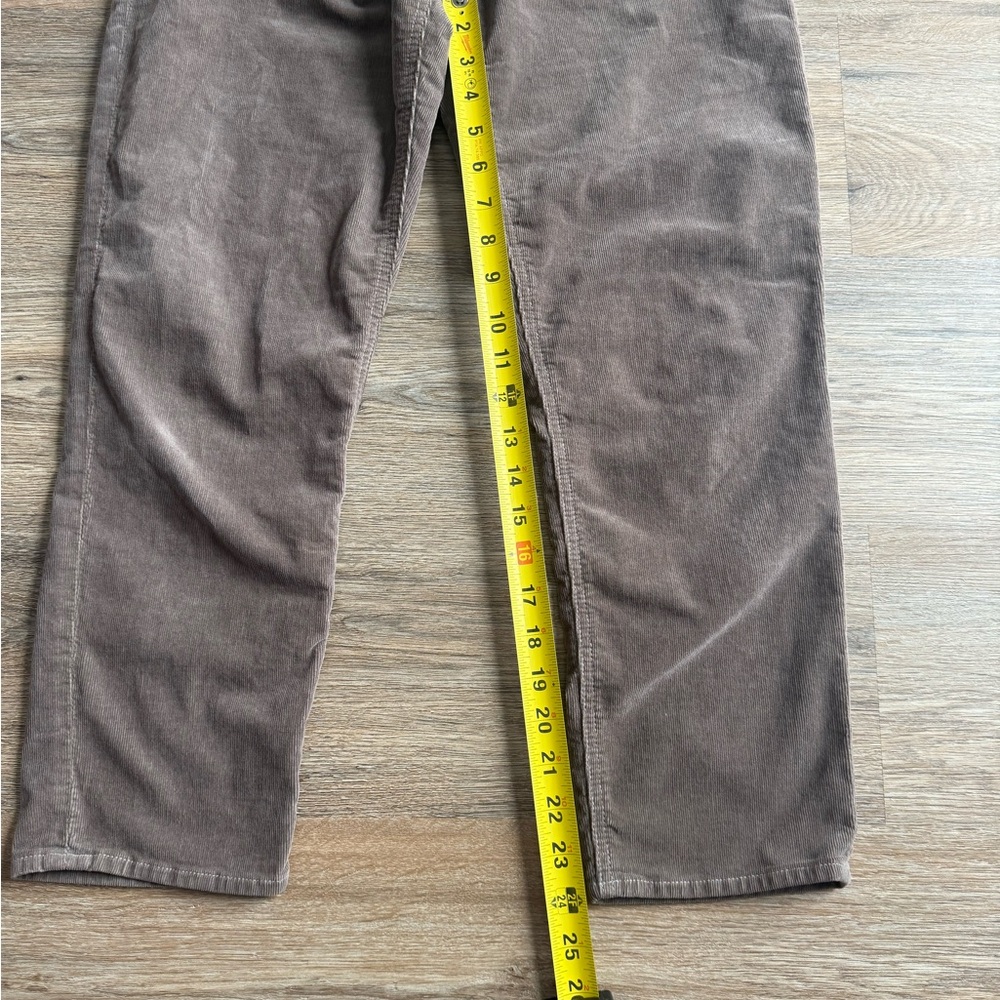 Mother Jeans- The Dropout Hopscotch in Corduroy, Color Beaver. Size 29 (8/10) - Picture 5 of 10